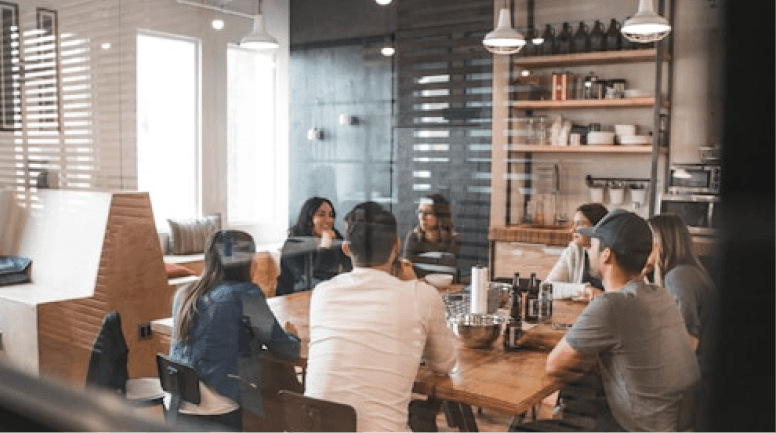 Team collaboration meeting